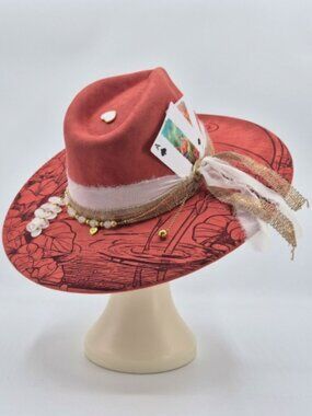 The Flamingo – Custom Engraved Western Hat